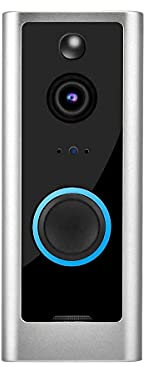 IUBGFTO Video Doorbell, Video Doorbell WiFi Smart Video Hands Home with IP65 Waterproof Motion Detection Support for Home