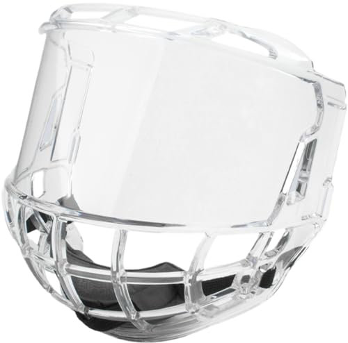 Hockeyhelm, klare Anti-Fog-Hockeymaske, Anti-Kratzer-Visier, PC Full Shield Visor, Klassische Sportaccessoires für Jugend- und Erwachsenenhelm
