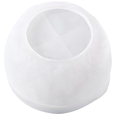 DOITOOL 1 Stück Aufbewahrung Schalen Form Diy Bastelform Schalenform Heimdekoration Schüssel Uv Schale Selber Machen Groß Silikonformhalter Lagerhalterform Weiß Kieselgel
