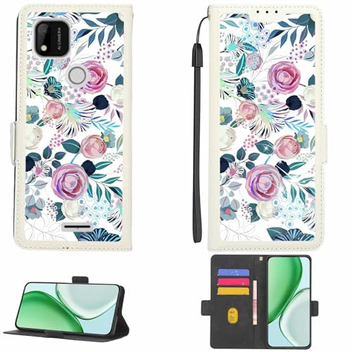 Kinetijy hülle Kompatibel Für Sense Tw102 Hülle Case Handyhülle Schutzhülle [Mit 9H Härte HD Schutzfolie][RFID-Blockierung][Brechungseffekt] LPT-HUA3