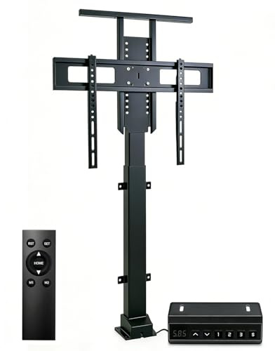 Soporte de TV motorizado para pantallas de 32 a 70 pulgadas, elevador vertical de TV con control remoto, VESA máximo 600 x 400