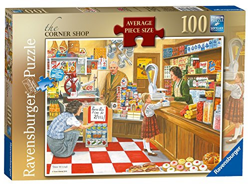 Ravensburger The Corner Shop 100 Piece Jigsaw Puzzle With Extra Large Pieces for Kids Age 10+