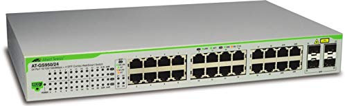 Allied Telesis AT-GS950/24-50 Switch Layer 2 Gigabit WebSmart - 24 x 10/100/1000T | 4 x SFP - Internal PSU