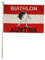 Biathlonstockflagge Österreich.
