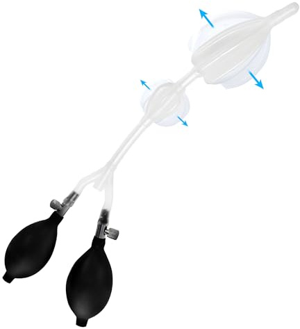 CleanStream - Silicone Anal Catheter with Bulbs, 1er Pack (1 x 1 Stück)