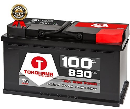 Autobatterie 100Ah 830A Starterbatterie +30% mehr Power ersetzt 92ah 88Ah
