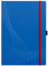 AVERY Zweckform 7045 Notizbuch notizio (A4, Softcover, gebunden, kariert, 90 g/m², 80 Seiten, Notizblock mit Innentasche, Stiftschlaufe, Verschlussband und Lesezeichenband) blau