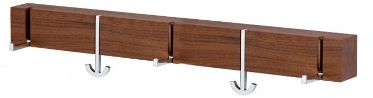 pieperconcept Ancora 5 Cinque Nussbaum geoelt 8117 wandhaken pieper Concept Union