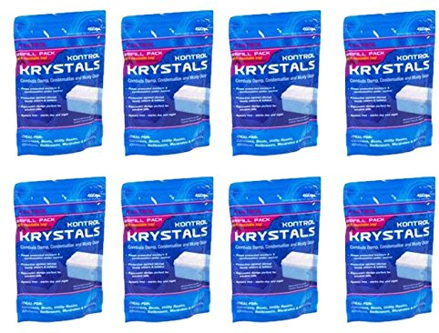 8 x Kontrol Krystals 500g Refill Pack for Caravans Motorhomes & Boats