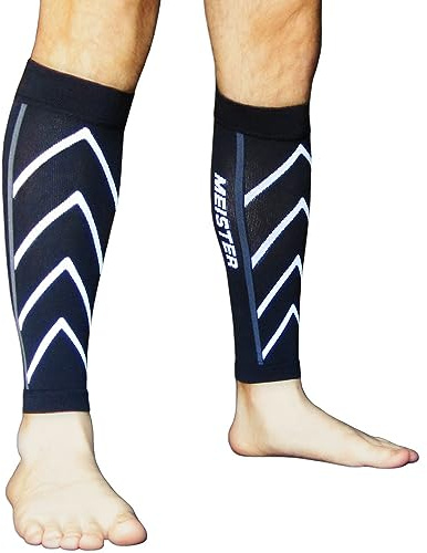 Meister Paire de manchons de compression gradués pour attelles tibiales 20-25 mmHg