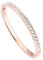 Ted Baker Clemara Hinge Crystal Bangle Bracelet For Women - Medium (Rose Gold/Crystal)