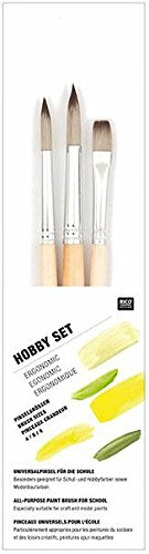 Pinsel Hobby Syn. Erg. Set 3-tlg.