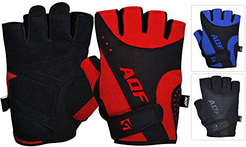 AQF Fitness Handschuhe, Trainingshandschuhe für Gewichtheben Krafttraining | Ultraleichte Sporthandschuhe für Kraftsport, Cross-Training, Muskeltraining, Bodybuilding & Gym Workout für Damen und Herren