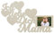 Mutter Geschenkideen Danke das es Dich gibt Geschenk zum Muttertag Geburtstag Beste Mama Geschenke personalisiert mit Name Gravur Bilderrahmen 10x15 cm (V1)