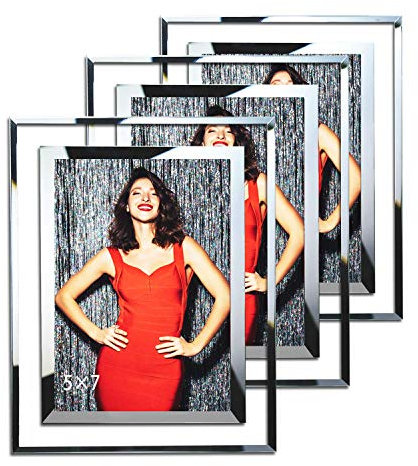 Simon's Shop Cadre Photo 13x18 cm pour Photo de Mariage Cadre Photo en Verre - Lot de 3