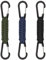 Karabiner Schlüsselanhänger, 3 Stück Outdoor Camping mit Karabinerhaken für Survival, Outdoor, Campi