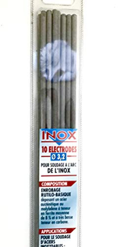 CEVAL France 10 Electrodes inox diam 3.2mm