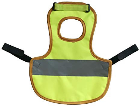 LOVIVER Hühner Warnweste Sicherheitsweste Reflektorweste für Geflügel Huhn, Gelb