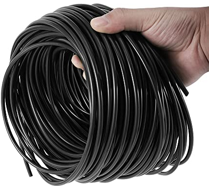 4 und 7 mm Wasser-Bewässerungsschlauch PVC-Kunststoff Flexibler, haltbarer Yard-Wasserschlauch für die Industrie Landwirtschaft Rasengarten in 3 Längen