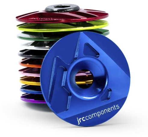 JRC Components Ahead Stem Top Cap | Aluminium | JRC Logo - Blau