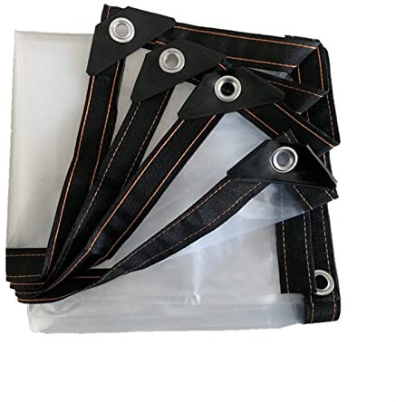 ELISYG Telo Impermeabile Esterno, Denso PVC Teli Plastica per Coprire, Teloni per Piscina Copri Barca Campeggio Copertura Pergolato Tetti Tettoia (Size : 5x7m/16x23ft)