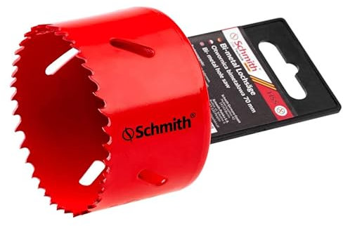 Schmith Scie cloche bi-métal 83 mm pour acier, acier inoxydable, métaux non ferreux, aluminium, bois, plastique - Avec 8 % de cobalt - Un accessoire d'atelier robuste - Convient pour meuleuse d'angle