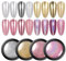 BORN PRETTY 4 Poudre pour Ongles Chromés Argent Or Rose, Poussière d'Ongles Métallique à Effet Miroir, Kit de Poussière d'Ongles Holographique, pour la Décoration du Art de l'Ongle