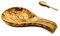 Repose-cuillère en Bois d'olivier, Repose Cuillère Cuisine, Pour Louches, Pinces, Spatule, Porte-cuillère Pour Cuisinière, pour Ranger Les Ustensiles de Cuisine(Bois d'olivier)