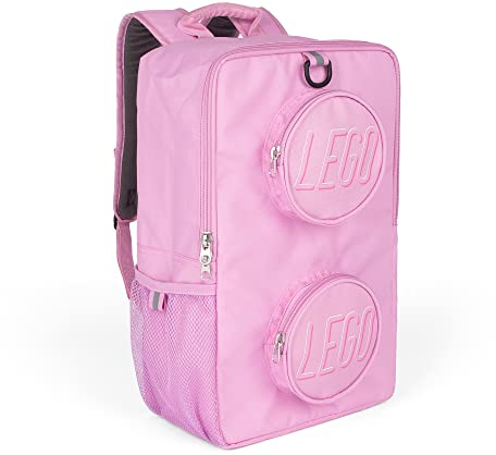 LEGO Kids' Brick Backpack, Light Pink, One Size