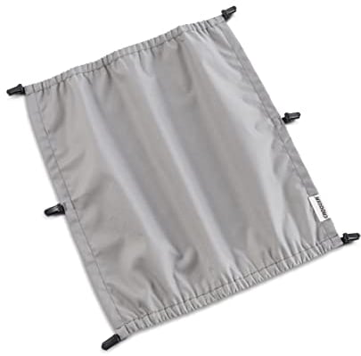 Croozer Unisex – Erwachsene Sun Cover Double Stone Grey Parasol, Grau, Einheitsgröße für alle