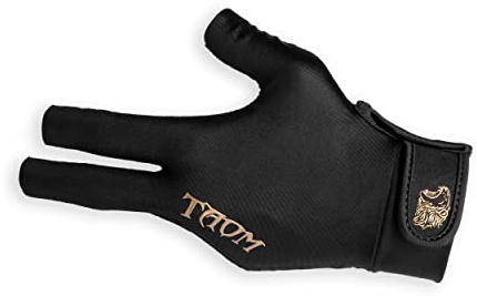 TAOM Billard Zubehör Billard Handschuh Midas 3-Finger für die rechte Hand, M L XL (L)