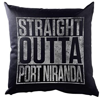 Urban Backwoods Straight Outta Port Niranda Kissen Dekokissen