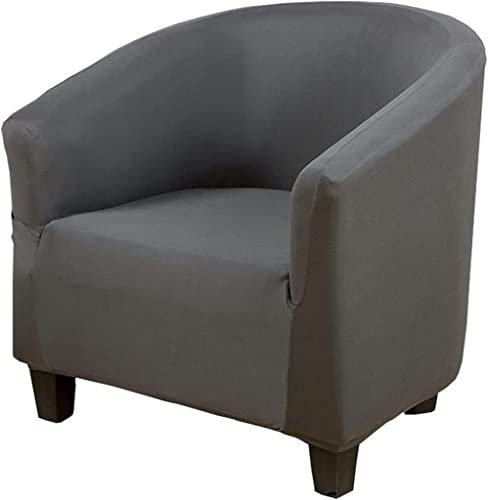 uyeoco Housse de Fauteuil Cabriolet Chesterfield Extensible, Élégant Mode Couleur Unie Couverture de Fauteuil Antidérapant, Tub Chair Housse de Canapé sans Housse de Coussin (Color : #33)
