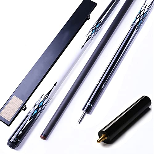 PTTRNS Billard Kö Billard Queue 57”19 Oz Kohlefaser-billardqueue - Typ 1/2 Geeignet Für Billard-enthusiasten Und Anfänger Mwh0510(Color:A,Size:12.5mm)