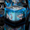 SIQUK 7 Stück Würfel Set Polyedrische Würfel Liquid Core Würfel D4 D6 D8 D10 D12 D20 D% Spielwürfel für DND RPG MTG, Blau & Schwarz