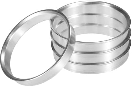 QUARKZMAN Anillos Centradores 4 Piezas Aluminio para Cubos De Rueda