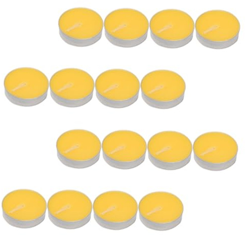 MAGICLULU Smokeless Ghee Candles 8-Piece Set for Tea Warmers Plant-Based Butter Candles Heat Preservation for Office and Tea Rooms