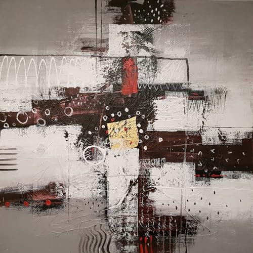 Abstraktes Acrylgemälde, 100x100cm