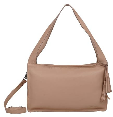 Gerry Weber - cadiz Handtasche für Damen in Cappuccino, Maße 38x24x12 cm