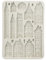 Stamperia - Silicon Mould A5 for Scrapbooking, Albums, Bullet Journals and More, Cozy Houses, Non-Stick, Suitable for Air-Dry Clay and More, Perfect for Crafts and Gifting (Gear up for Christmas)