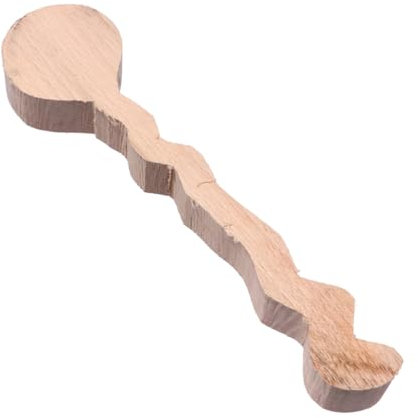 Amosfun Holzlöffel Unfinished Scoop Holz Handarbeit Diy Löffel Für Junge Mädchen Mädchen Frauen Langer Holzgriff Für