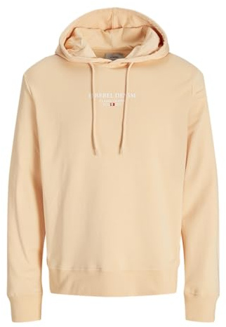 JJ REBEL Herren Jrebjeans Rebel Print Sweat Hood Sn