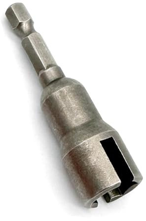 Yoliko 1/4 Wing Nut Driver Wing Nut Drill Bit Socket Wrenches 1/4 inch Hexagon Head Drill Driver Bits for Panel Nuts Screws Eye C Hook Bolt