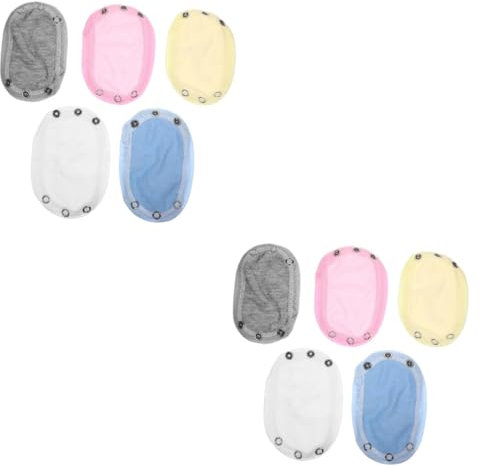 IWOWHERO 10 Stk Khakifarbener Verlängerungsfilm -extender Rülpsen Babys Babykorb Träger Spender Zappeln Taube Spielen Schnappen Kleiner Junge Babypullover Trockene Tücher Bebe Baumwolle