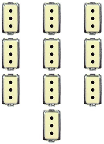 10 MODULI SUONERIA 12V, BIANCO, COMPATIBILE CON BTICINO MAGIC, PER CAMPANELLO, AVVISATORE ACUSTICO, MODULI E FRUTTI 100% COMPATIBILI, MATERIALI DI ALTA QUALITA'
