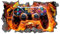 3D Wandtattoo Gamer,50 * 28.5cm Wandtattoo Kinderzimmer Jungen,Bunte 3D Game Wandaufkleber,Hochwertige Junge Gamer Wandaufkleber,Geeignet Als Geschenk zur Zimmerdekoration für Teenager