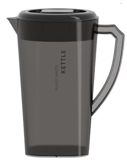 Large Capacity 1.3L/2.2L/3L Pitcher Jug - Heat & Fall-Resistant PP Plastic, Cold Water Kettle for Juice, Refrigerator, Summer Drinks(3L,Black)