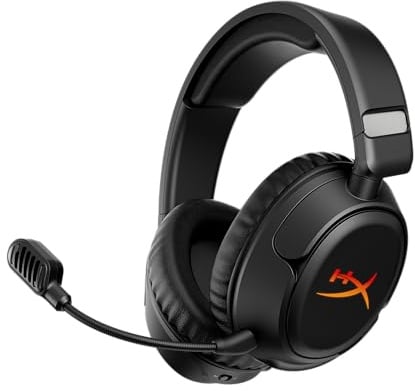 HyperX Cloud Flight 2, Cuffie Gaming Wireless, Luci RGB Personalizzabili | Batteria fino a 100 Ore, Wireless 2,4 GHz, Bluetooth, Instant Pair, PC/PS/Switch, Nero