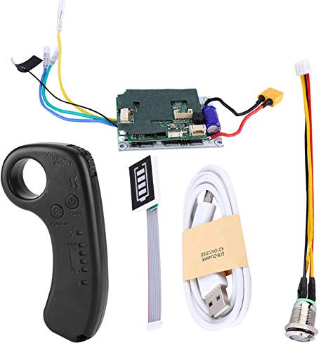 BuyWeek Elektrisches Skateboard ESC Kit, 430W 36V 3000 U/min 35 km/h Doppelantrieb mit Fernbedienung