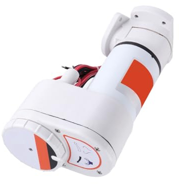 Xixian Kit de Pompe de Toilette électrique Marine pour Bateau et Yacht – Auto-amorçante, Prévention du Reflux, Contrôle Chasse/décharge (Débit maximum 12 V 21 A : 5,5 GPM/20,8 LPM)